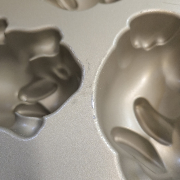 Nordic Ware Bunny Cakelet Pan in used condition. Please see photos. - Picture 5 of 11